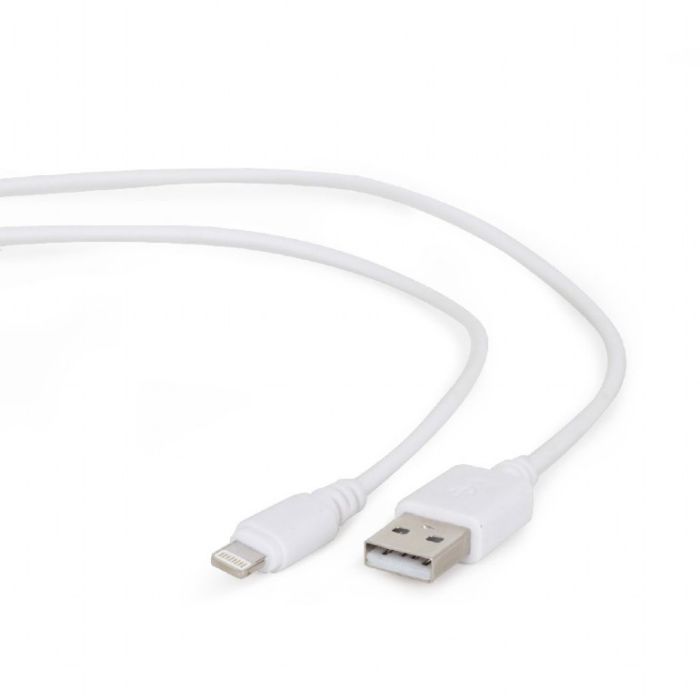 USB Cable for Apple devices Lightning Gembird 1m White