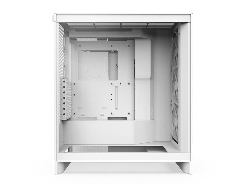 ATX Midi Tower Case NZXT H7 Flow (2024) RGB White w/USB 3.2, Type-C, 1x 360mm (F360 RGB)
