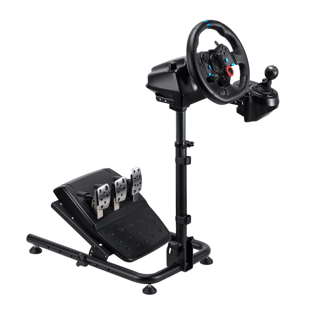 White Shark Foldable Steering Wheel Stand With Gear Shifter RSC-A05 Conqueror