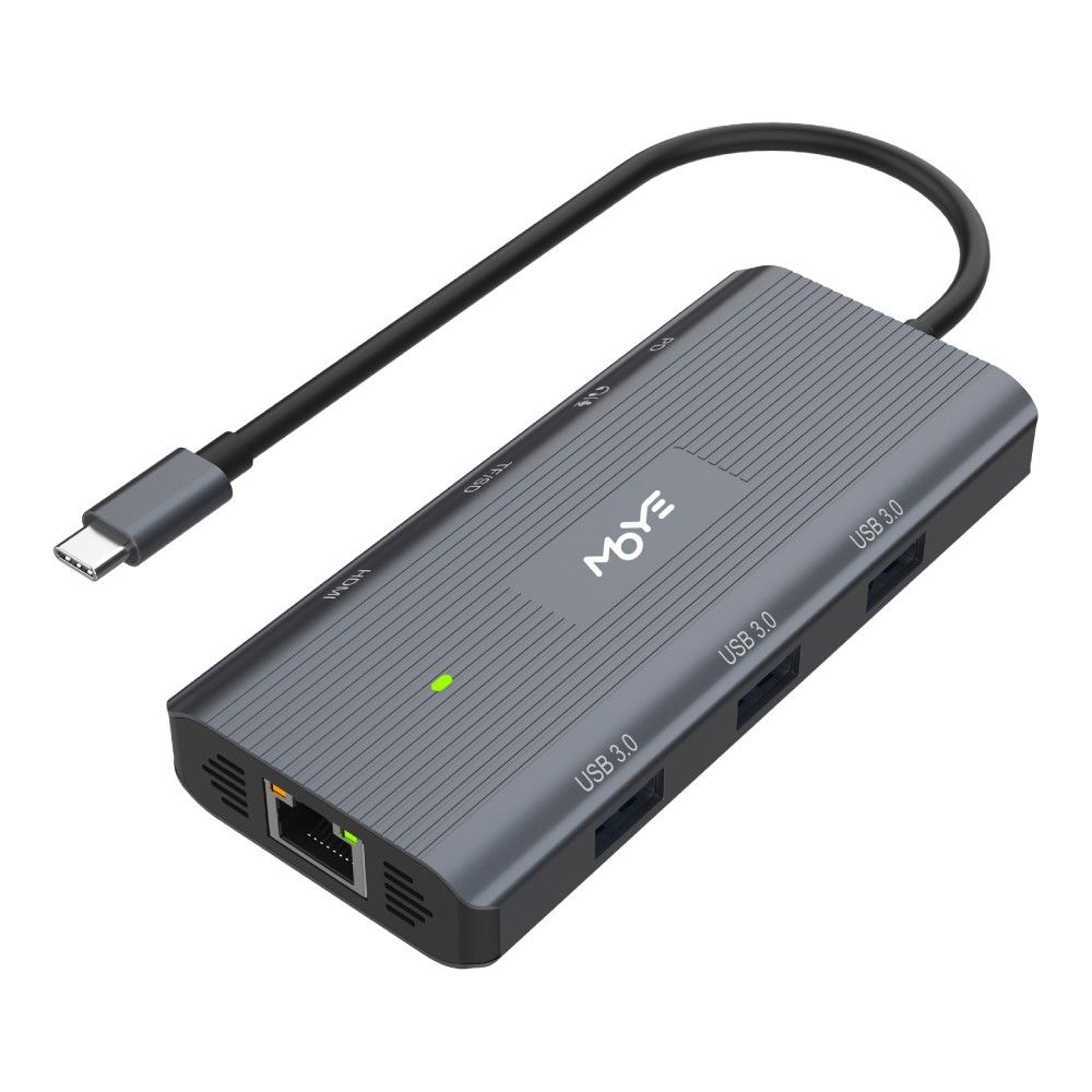 USB HUB Type-C 3.0 9-Port MOYE Core Multiport X9