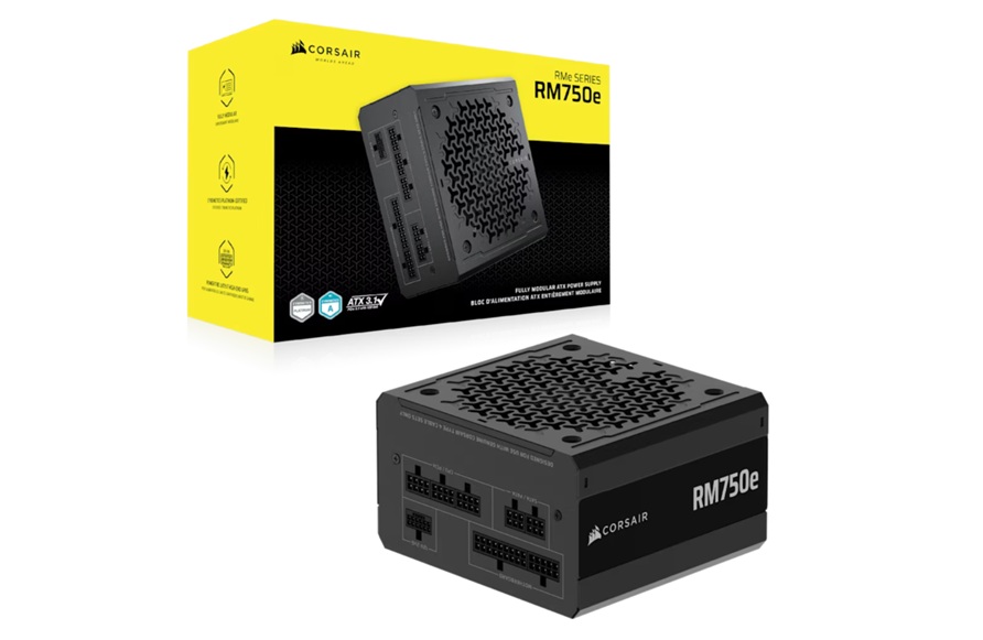 PSU 750W Corsair RM750e 2025 80 Plus Gold Fully Modular Black