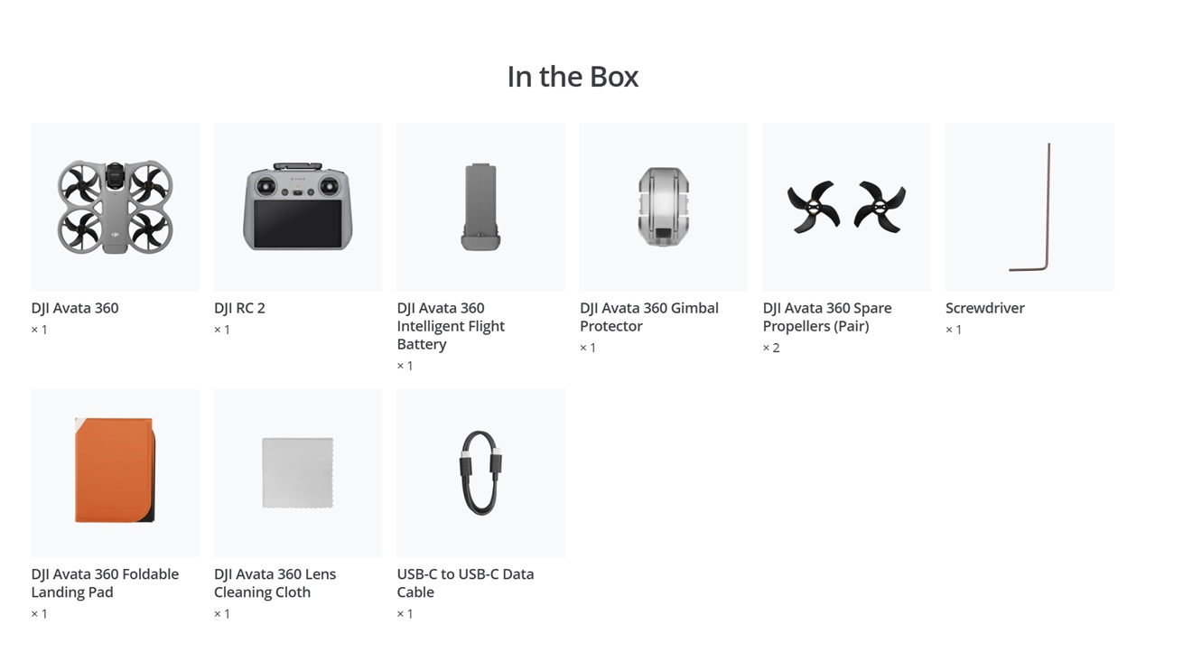 DJI Avata 360 Drone (DJI RC 2)