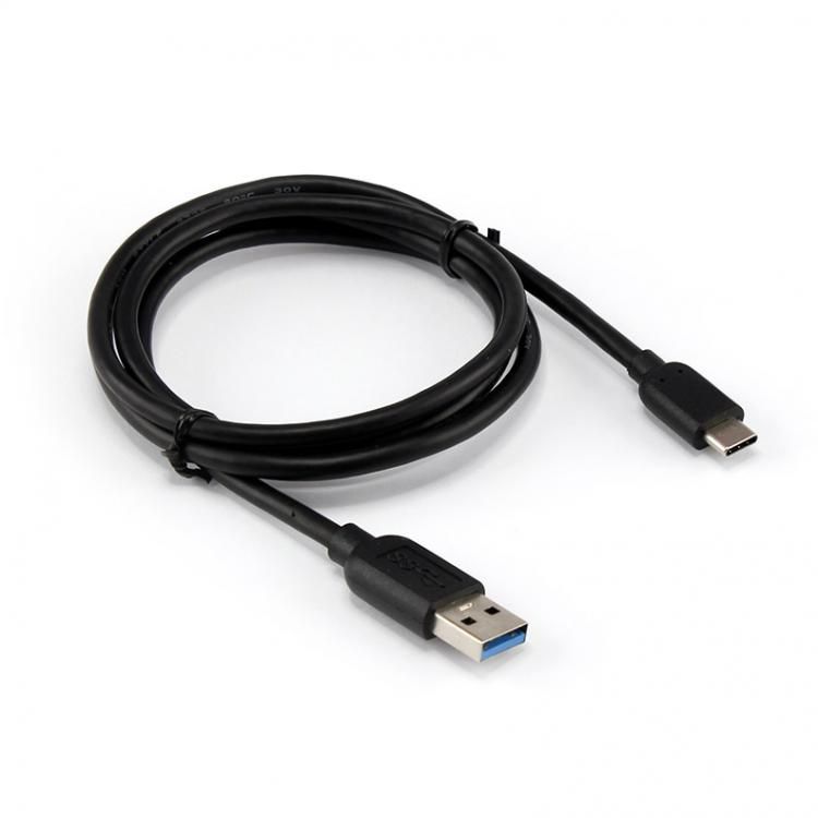 Cable USB 3.0 AM to Type-C 1.5m SBOX Black