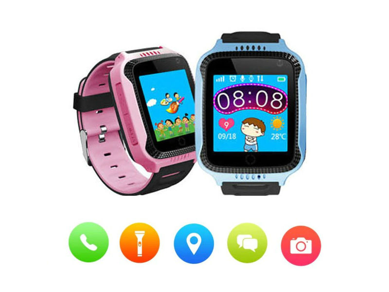 Smartwatch LDK D900 Blue Kids Touch/GPS+LBS Location/SIM/SOS Call/Flashlight/Camera/Waterproof