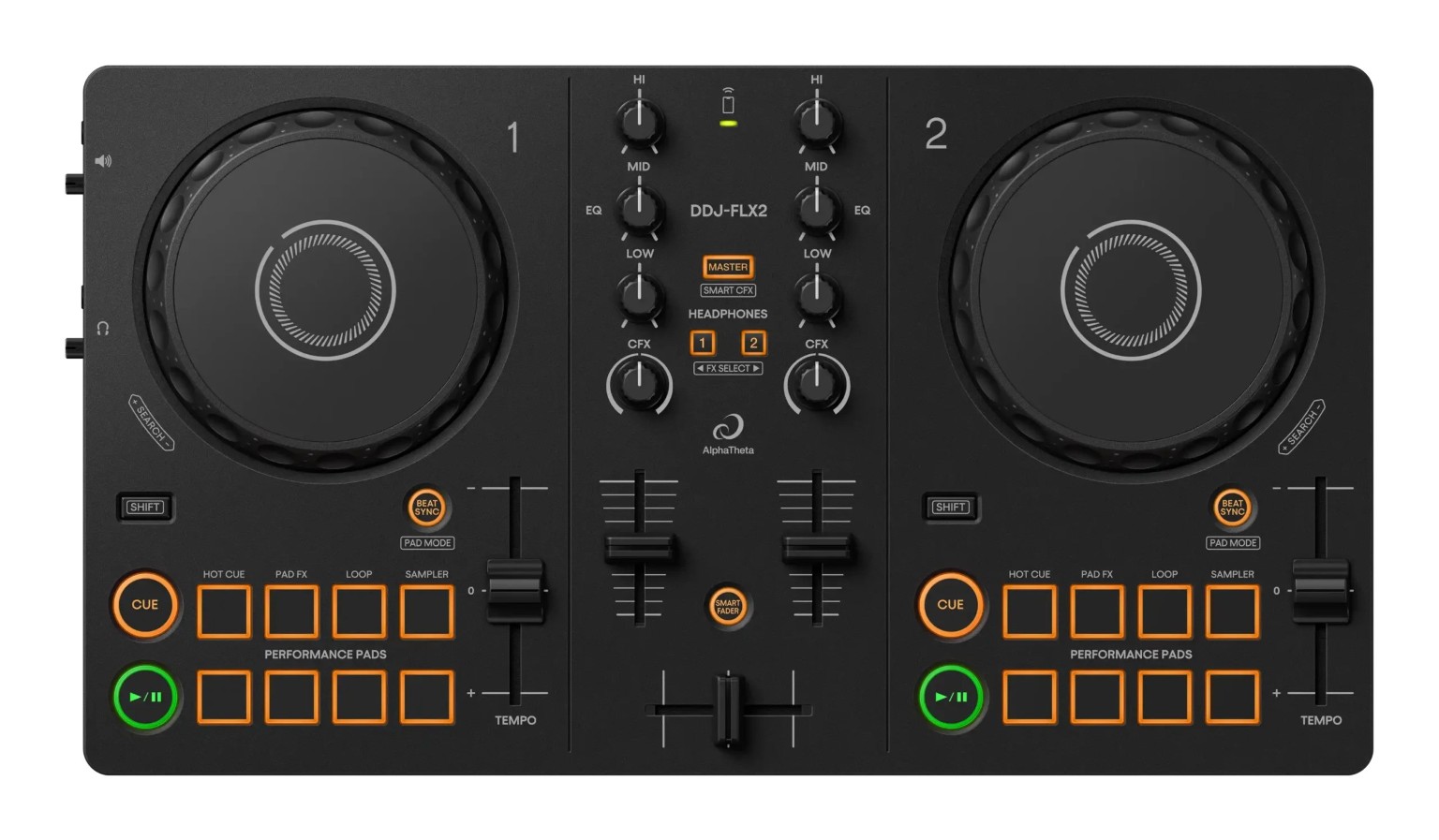 AlphaTheta Pioneer DDJ-FLX2 2-Channel DJ Controller