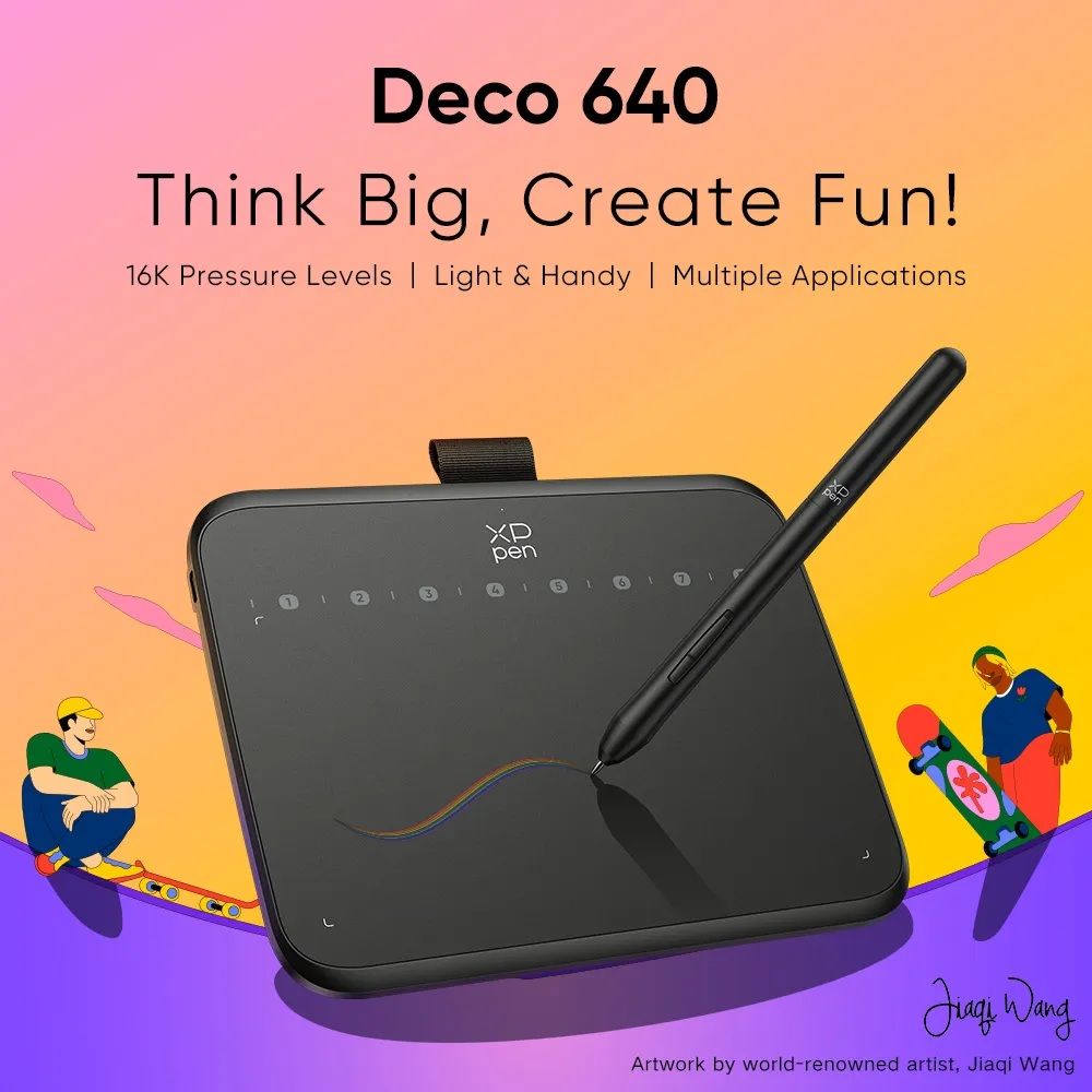 Pen Tablet XP-PEN Deco 640 5080LPI 16384 Pressure Levels