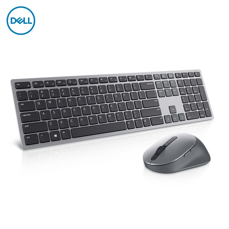 Keyboard Dell KM7321W Wireless Premier Multi-Device w/Mouse Titan gray