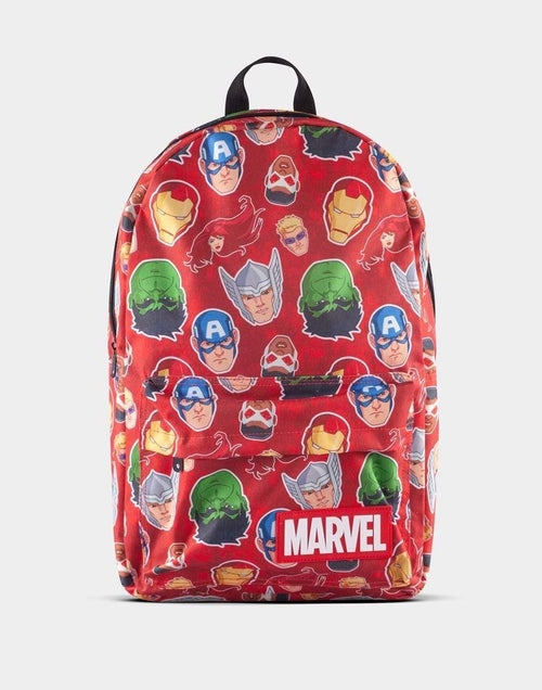 Notebook Backpack Difuzed Marvel Characters 15" - AOP