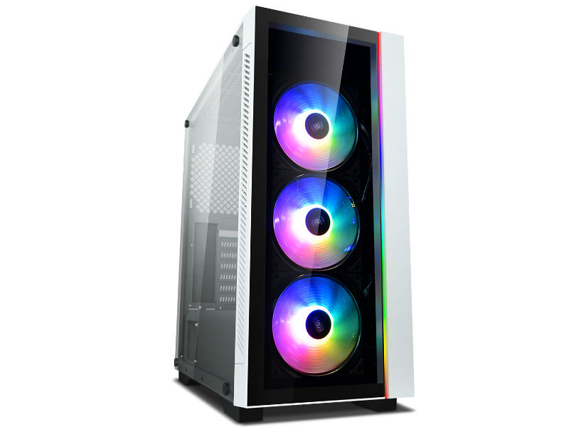 ATX / E-ATX Midi Tower Case Deepcool MATREXX 55 V3 ADD-RGB WH 3F w/USB 3.0, 2x USB 2.0, x3 RGB Fans