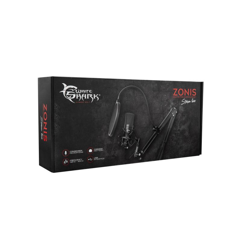 Microphone White Shark Gaming Zonis For Streaming