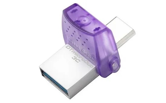 USB Drive 128GB Kingston DataTraveler microDuo 3C Gen3 USB 3.2 OTG Support