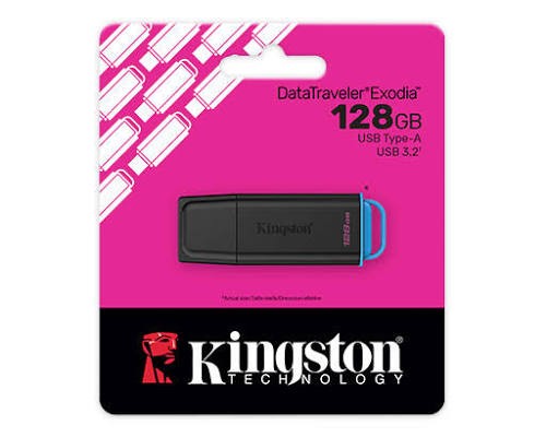 USB Drive 128GB Kingston DataTraveler Exodia USB 3.2 Gen 1