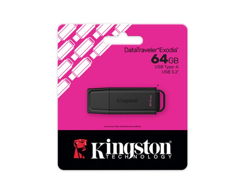 USB Drive 64GB Kingston DataTraveler Exodia USB 3.2 Gen 1
