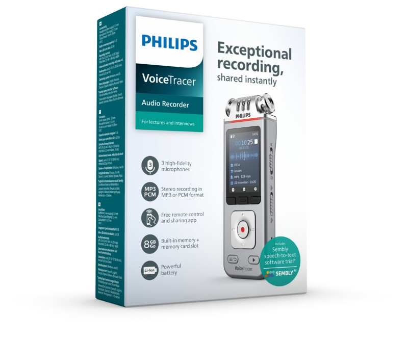 Digital Voice Recorder Philips DVT4115 8GB