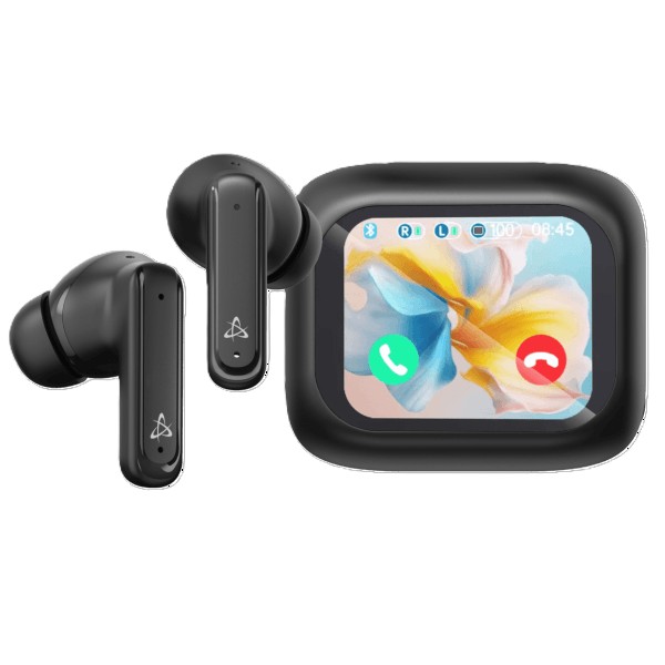Earbuds SBOX EB-TWS08 Bluetooth Black ANC Touch Display