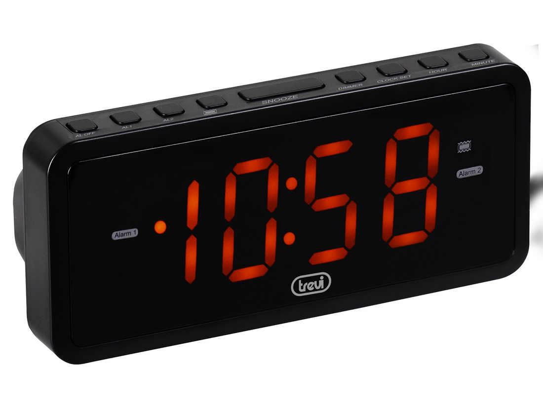 Alarm Clock Trevi EC 882 Black