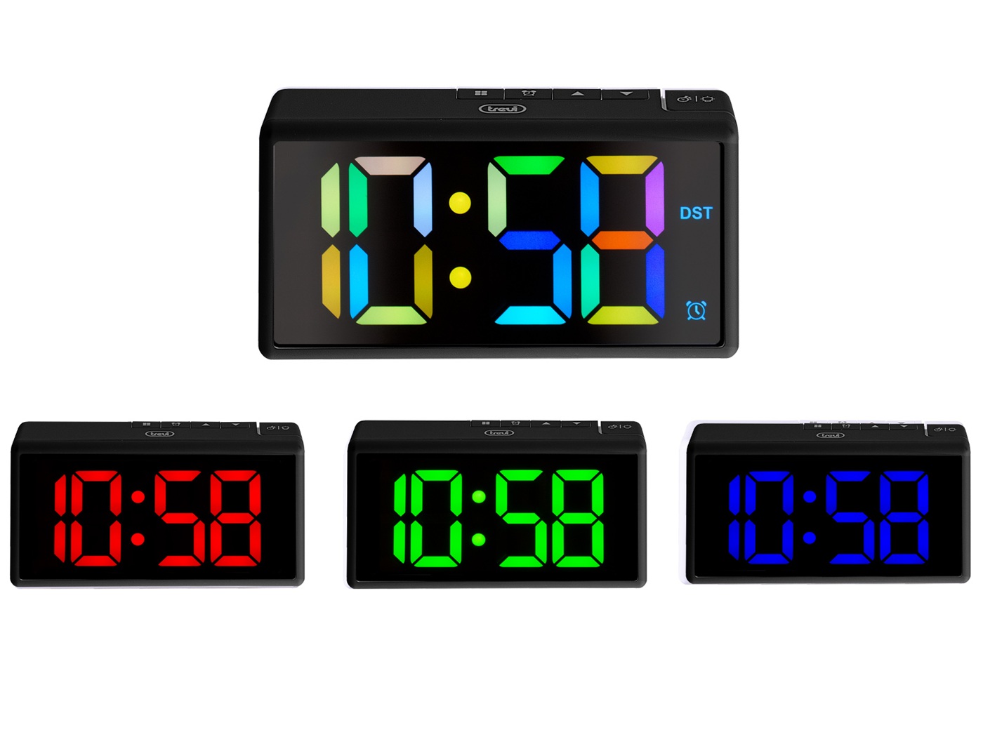 Alarm Clock Trevi EC 886 Black