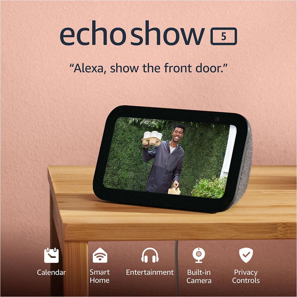 Amazon Echo Show 5 (3rd Gen) Smart Display Charcoal