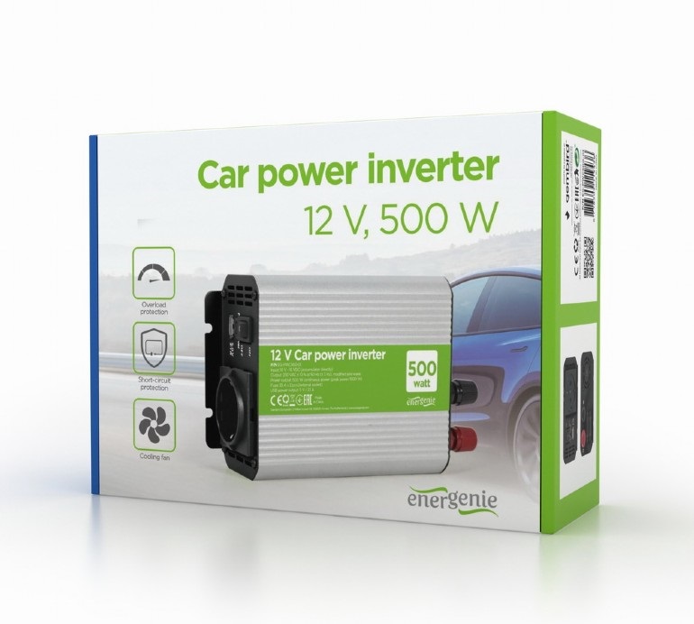 Car Power Inverter Energenie DC-AC 500W EG-PWC-500