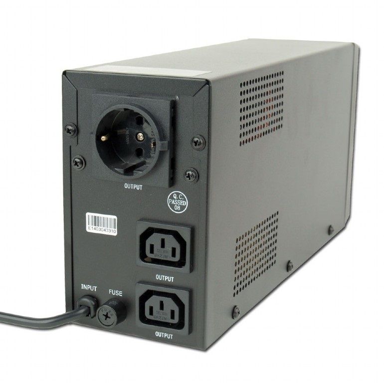 UPS Energenie 650VA 390W, 2xSchuko AVR LED RJ45