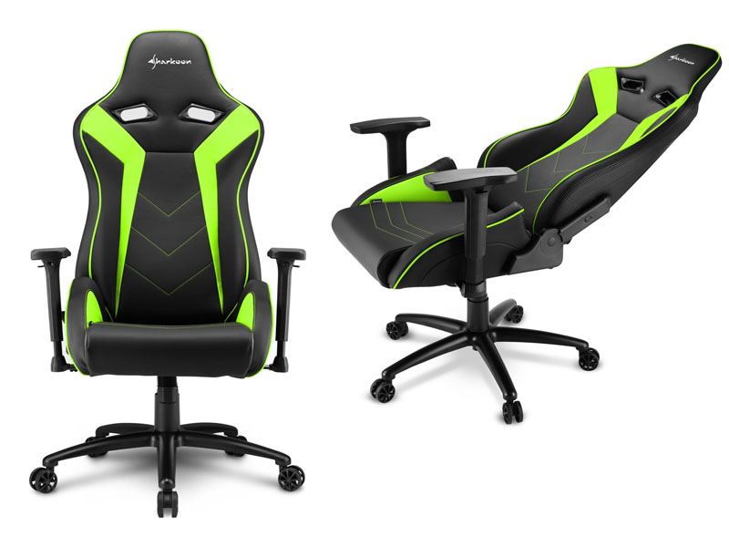 Gaming Chair Sharkoon ELBRUS 3 Black/Green