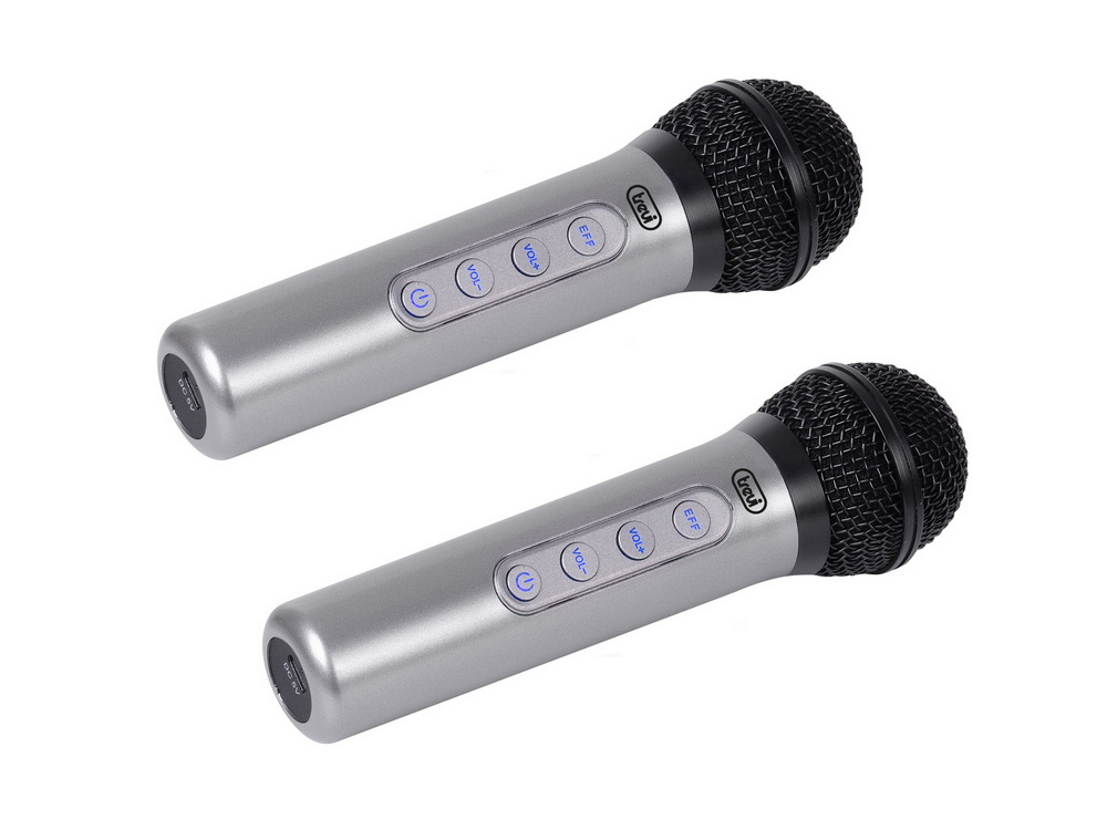 Microphone Trevi Wireless Karaoke Dual EM 415R Black