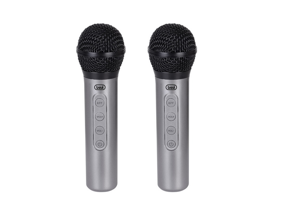 Microphone Trevi Wireless Karaoke Dual EM 415R Black