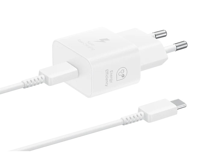 Samsung Super Fast Charger PD 25W USB-C White w/Cable