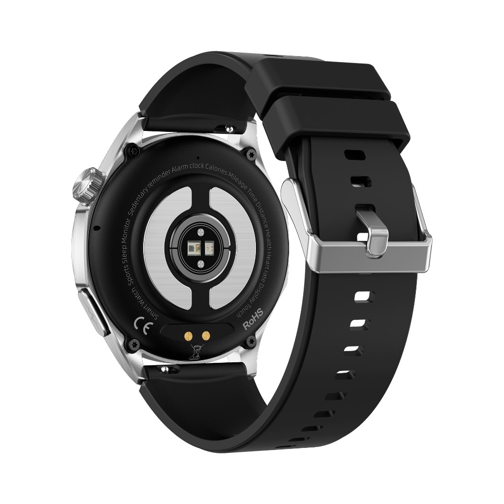 North Edge Healthcare Watch ET485 Amoled Black with Screen Health Monitoring, Bluetooth Call