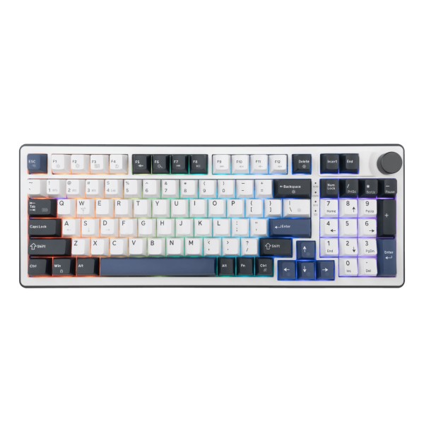 Keyboard White Shark Gaming Excalibur RGB Mechanical Wine Red Switch White