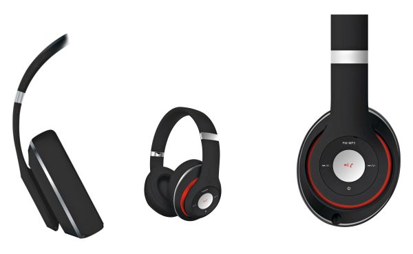 Headphones Omega Freestyle Bluetooth Black FH0916