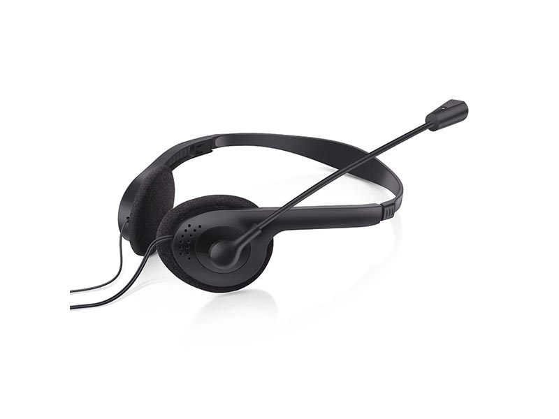 Headphones Fiesta FIS1020 w/Microphone USB Black