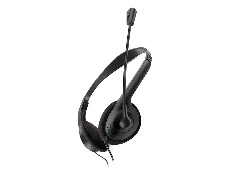 Headphones Fiesta FIS1020 w/Microphone USB Black