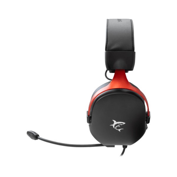 Headphones White Shark Gaming Fox Black/Red
