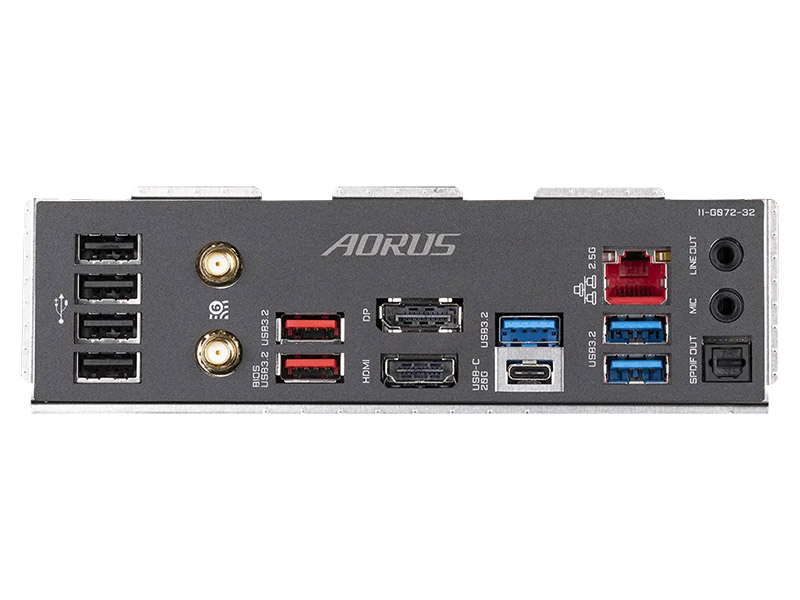 MB Gigabyte Z790 AORUS ELITE AX LGA1700 DDR5 7600MHz OC/4xM.2/Type-C/WiFi/BT/2.5Gb/PCIe5.0/HDMI/DP