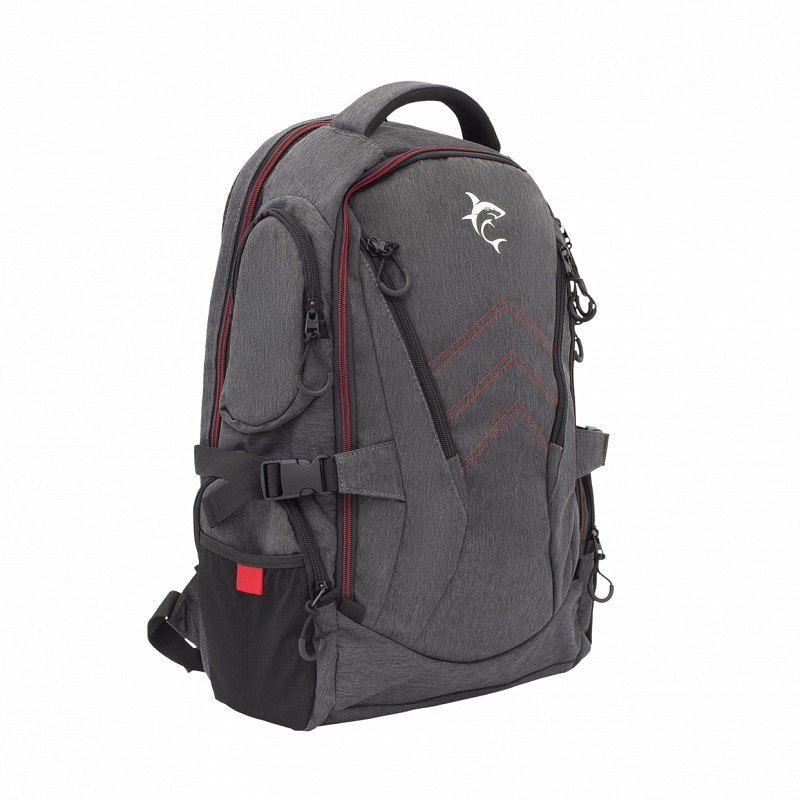 Notebook Backpack White Shark Night Rider 17.3" Gaming