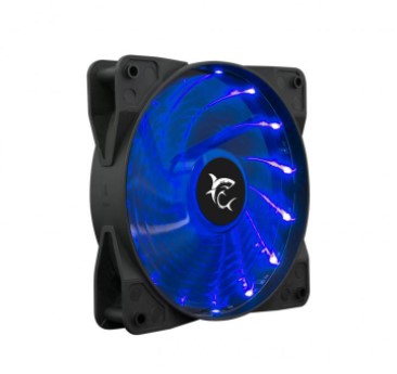 Case Fan 120x120x25 White Shark Vector Blue LED