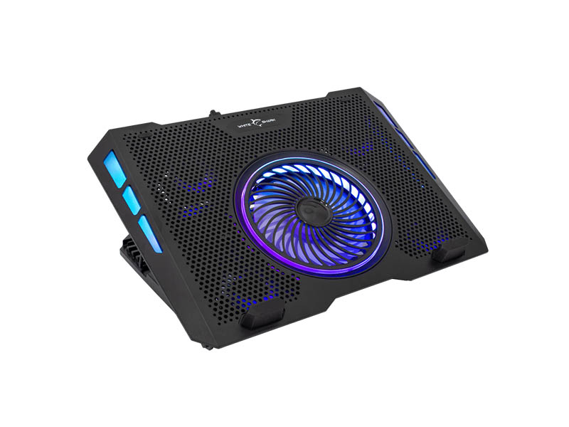Notebook Stand White Shark Aurora up to 17.3" 5x LED Fans Gaming
