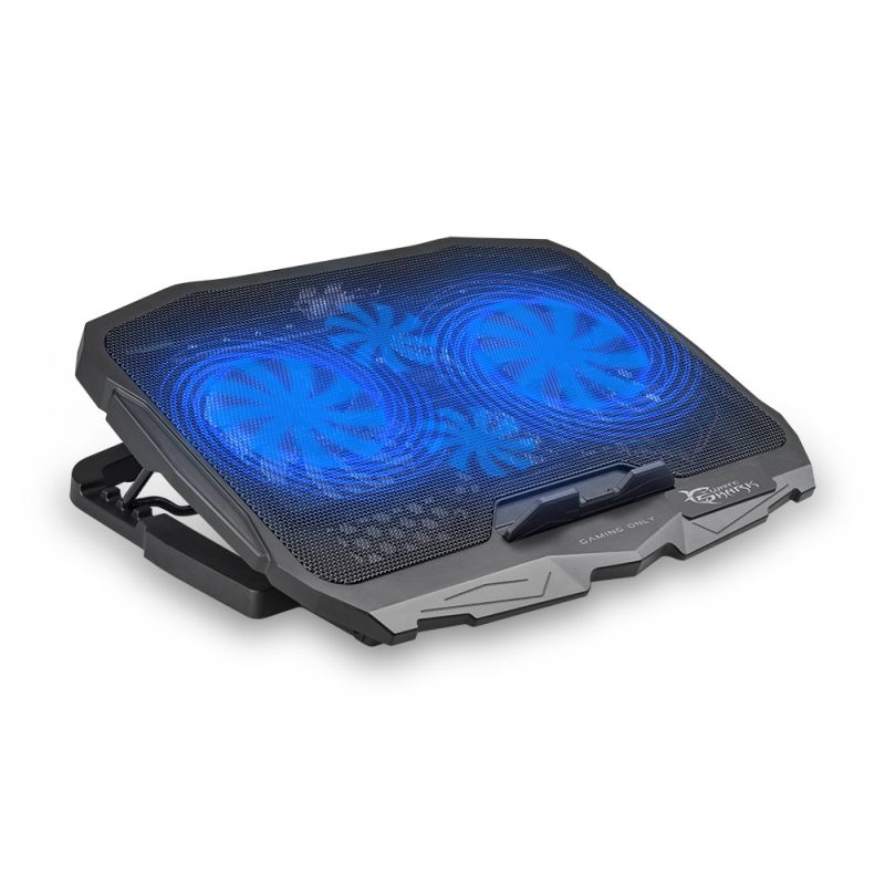 Notebook Stand White Shark Ice Warrior up to 17.3" 4x LED Fans Gaming