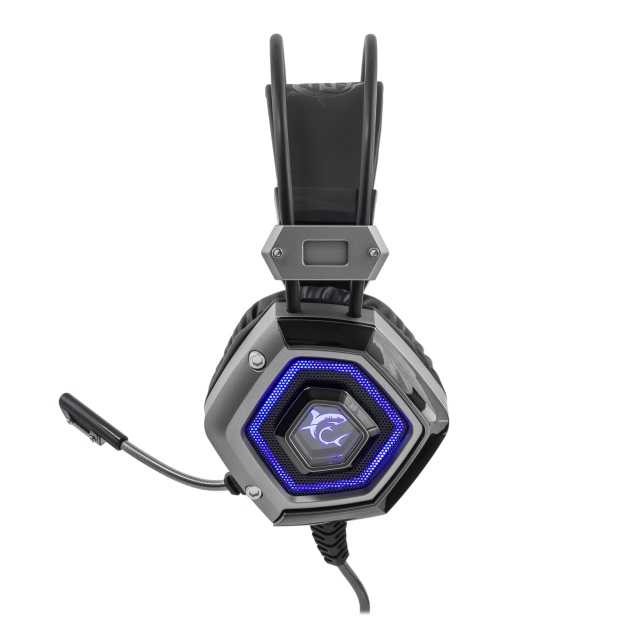 Headphones White Shark Gaming Lion Silver USB