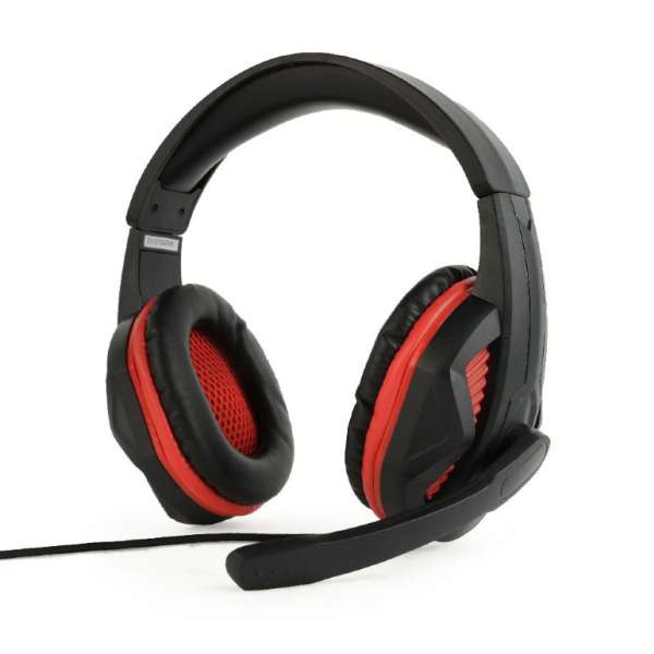 Headphones Gembird GHS-03 Gaming Matte Black w/Mic