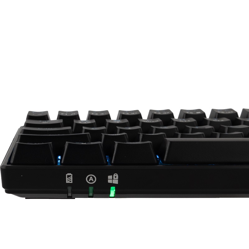 Keyboard White Shark Gaming Premium Kaiken 60% Mechanical RGB Black Red Switch BT 2.4GHz