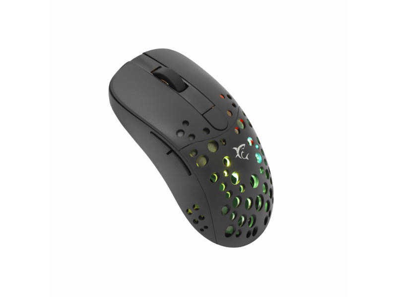 Mouse White Shark Gaming Tristan 2 12000dpi RGB Black