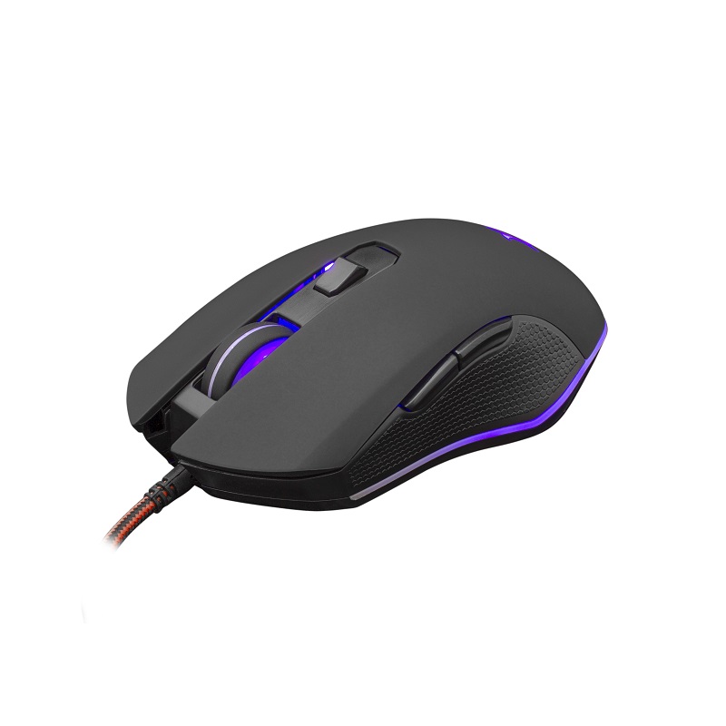 White shark gm-5003 azarah gaming egér, fekete, 6400dpi WS GM-5003