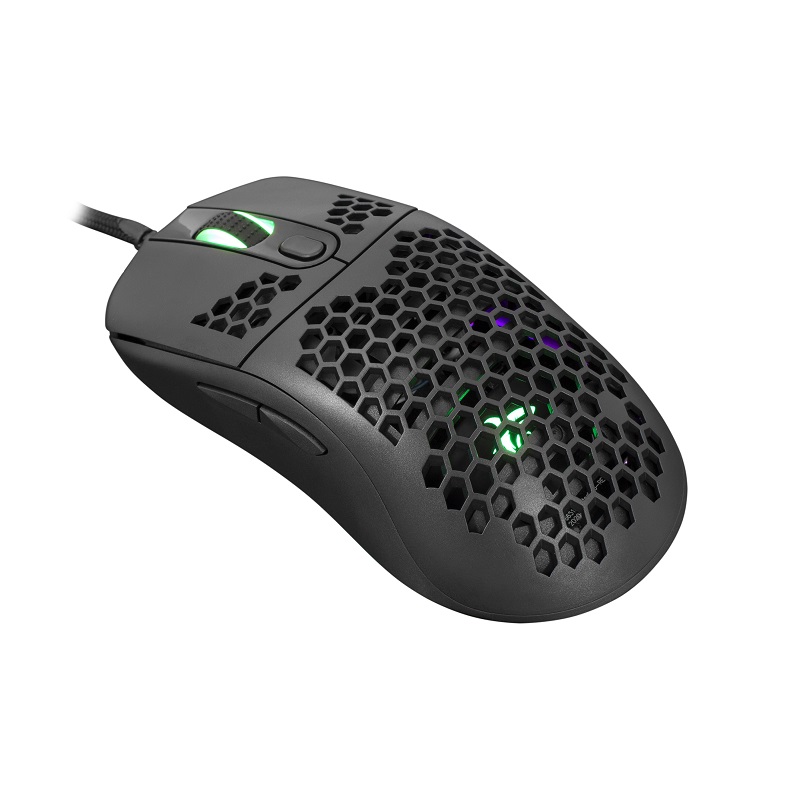 Mouse White Shark Gaming Galahad 6400dpi Black