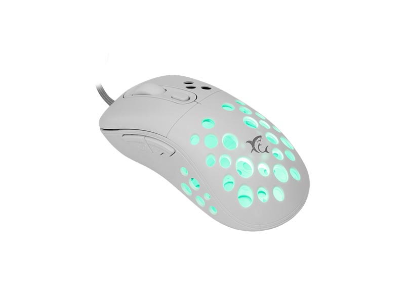 Mouse White Shark Gaming Azrael 12800dpi RGB White