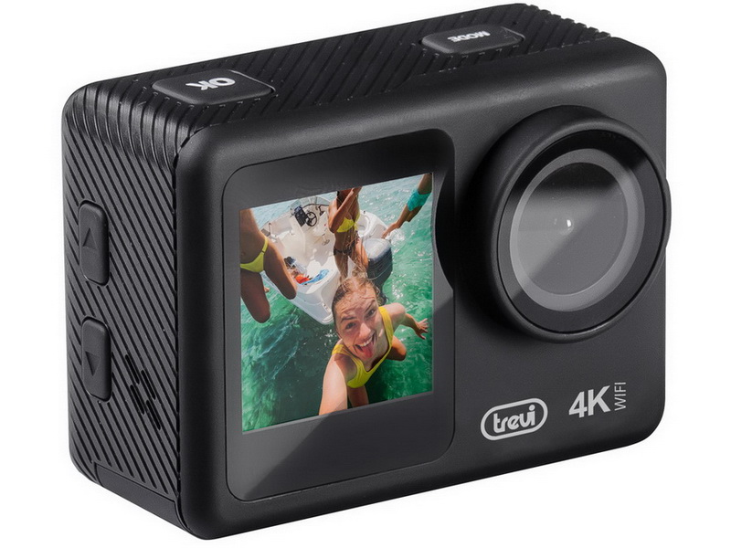 Action Camera Trevi Go 2550 4K 2xDisplay Waterproof Black