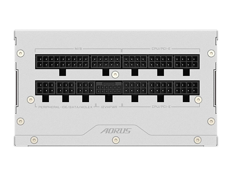 PSU 850W Gigabyte AORUS ELITE 850PM ICE 80+ PLATINUM, Modular, PCIe Gen 5.0 12VHPWR White