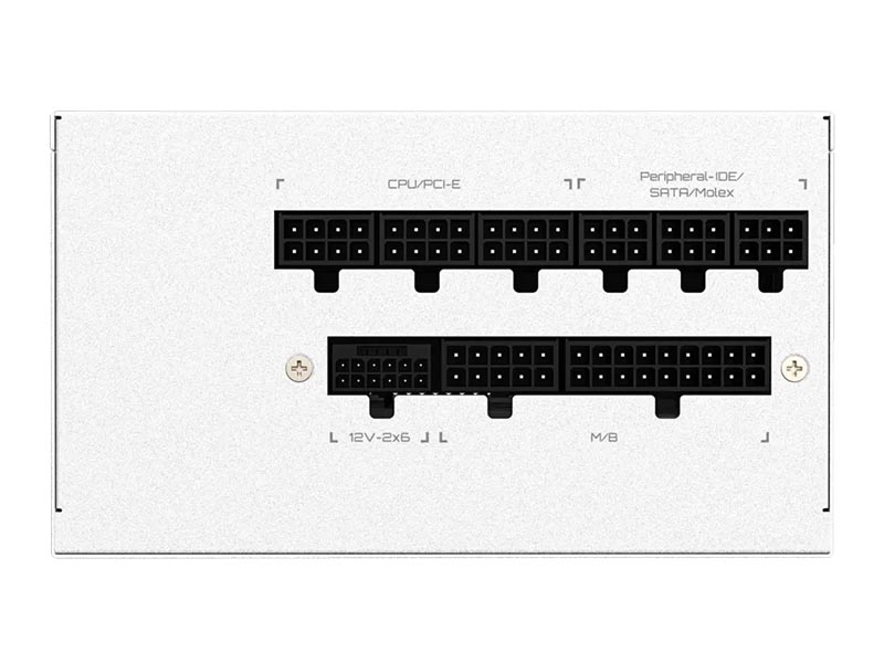 PSU 750W Gigabyte UD750GM PG5 ICE 80Plus GOLD, Modular,120mm Fan PCIe Gen 5.0 Ready 12VHPWR White