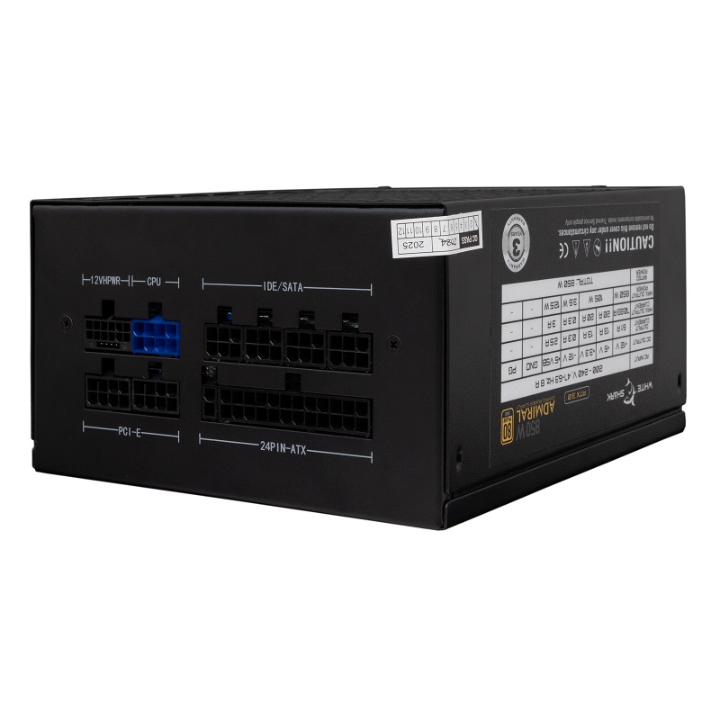 PSU 850W White Shark Admiral 80Plus Gold Full Modular